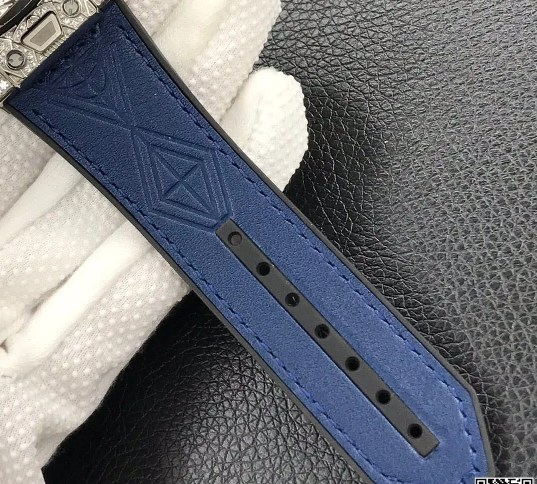 Hublot Big Bang 415.NX.7179.VR.MXM18 WWF Factory 1:1 Best Edition Replica Watch Blue Strap